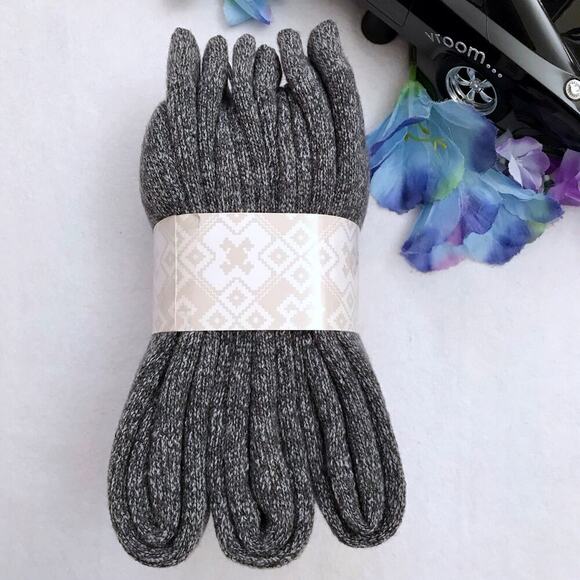 Muk Luks NWT 3 Pairs Pack Wool Blend Socks Adult L - Picture 4 of 7